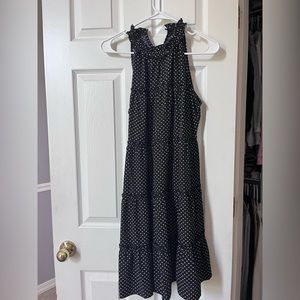 polka dot dress knee legnth